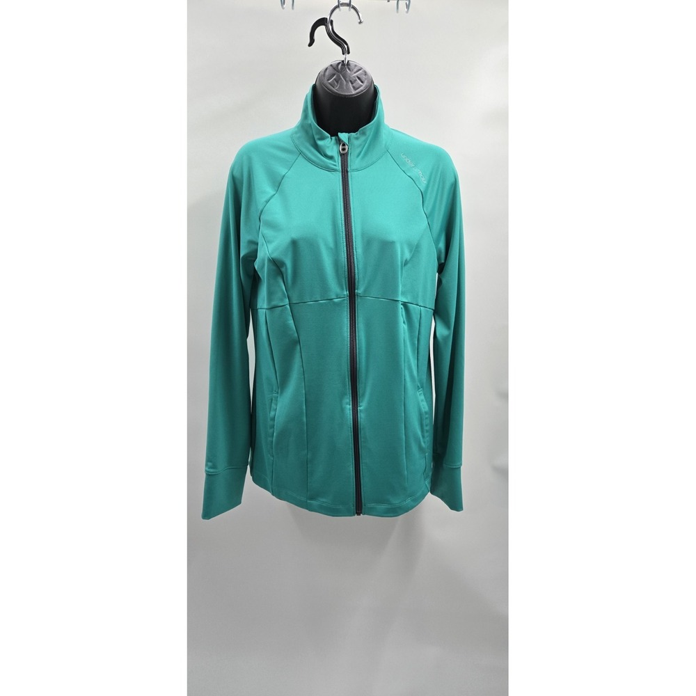 Under‎ Armour Women's Zip-Up Athletic Pullover All Season Gear Aqua Sz Large